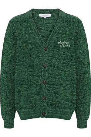 Maison Kitsuné Cardigan med håndskrift-tryk