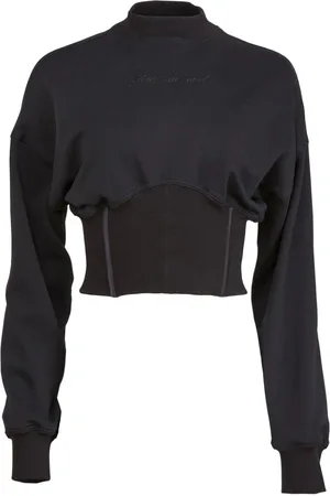 FLEUR DU MAL T-shirt med logobroderi