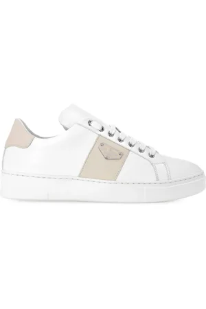 Philipp Plein Sneakers i læder med logoplade