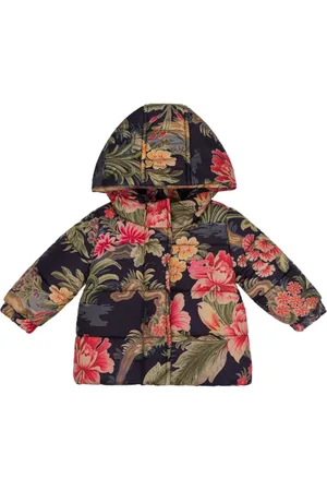 Etro Blomstret jakke med hætte