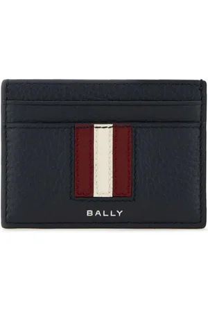 Bally Kortholder i læder med logotryk