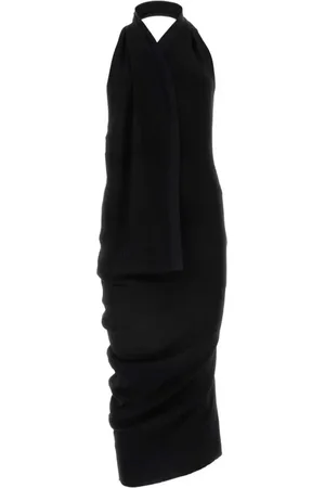 Fendi Mellemlang asymmetrisk kjole med halterneck