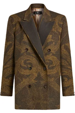 Etro Jacquard-blazer i uld