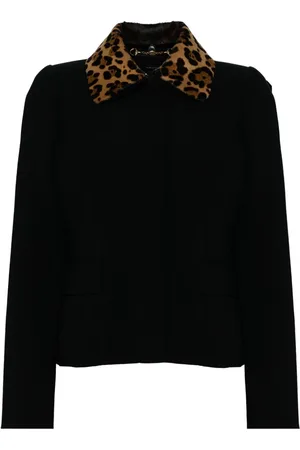 Gucci Jakke med leopardkrave