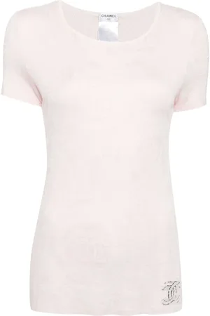 CHANEL T-shirt med CC-logo fra 2009