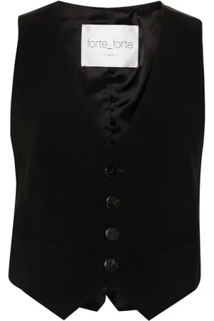 FORTE FORTE Justerbar vest med V-hals
