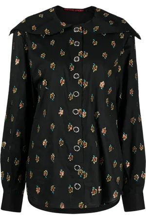 Chopova Lowena Top med blomsterbroderi