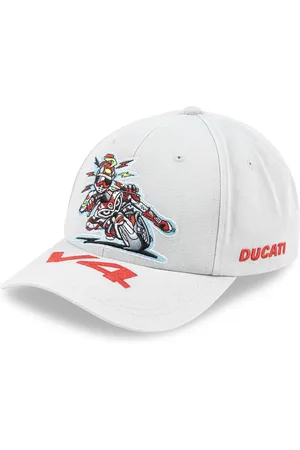 Supreme X Ducati "White" kasket med seks paneler