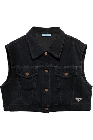 Prada Denimvest i fløjl