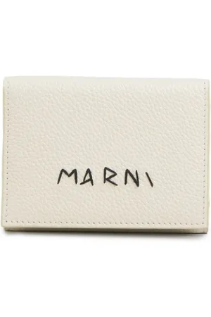 Marni Læderpung med logo-syning