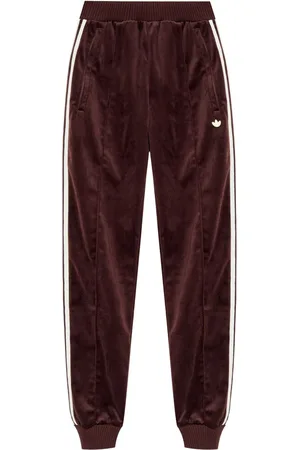 adidas Joggingbukser i velour med logomærke