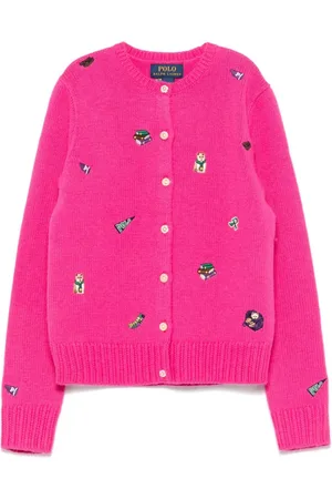 Ralph Lauren Cardigan med broderet motiv