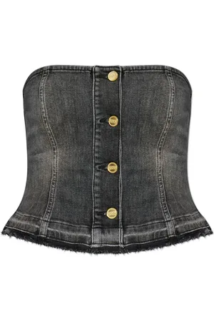 Ganni Top i denim