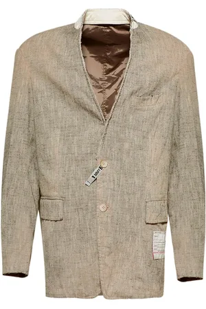 Maison Mihara Yasuhiro Slub-blazer i tweed