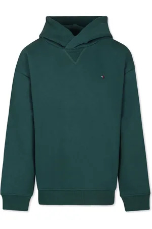 Tommy Hilfiger Hættetrøje med broderet logo og ribbet kant