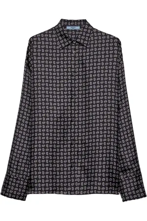 Prada Skjorte med paisleytryk