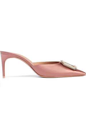 MALONE SOULIERS Mona 70 mm mules i satin