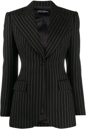 Dolce & Gabbana Nålestribet blazer med knapper