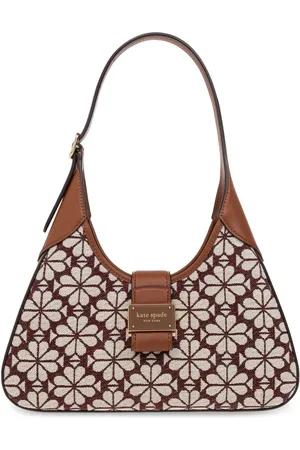 Kate Spade Lille Nouveau skuldertaske i blomstret jacquard