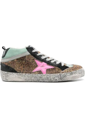 Golden Goose Mid Star double-quarter sneakers