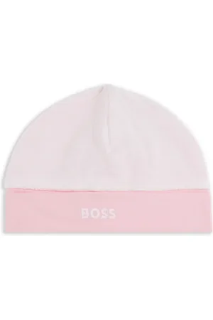 HUGO BOSS Hue i fløjl med logotryk
