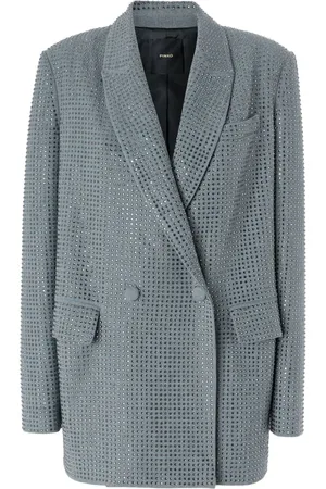 Pinko Blazer med rhinstenudsmykning