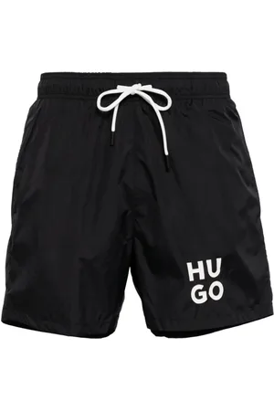 HUGO BOSS Paol badeshorts med firkantet logo