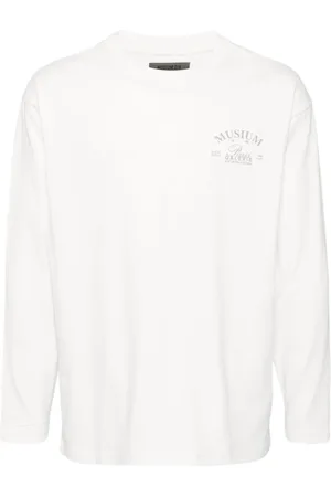 Musium Div. T-shirt med lange ærmer og logotryk