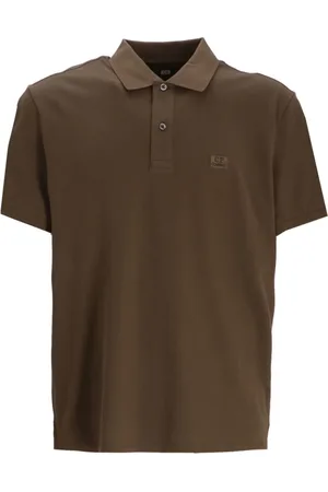 C.P. Company Polo i piqué med logomærke