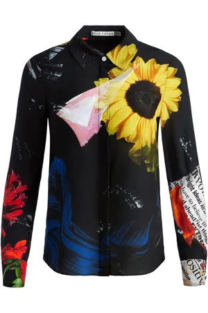 ALICE+OLIVIA Blomstret skjorte