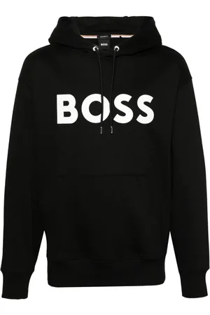 HUGO BOSS Hættetrøje med logotryk
