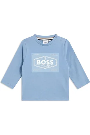 HUGO BOSS T-shirt med gummieret logodetalje