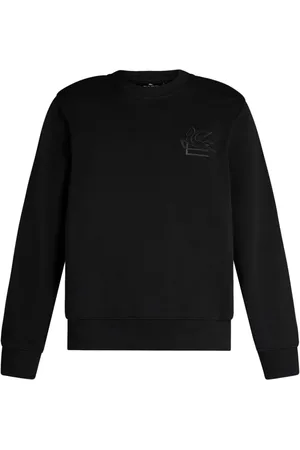 Etro Sweatshirt med pegasus-applikation og rund hals