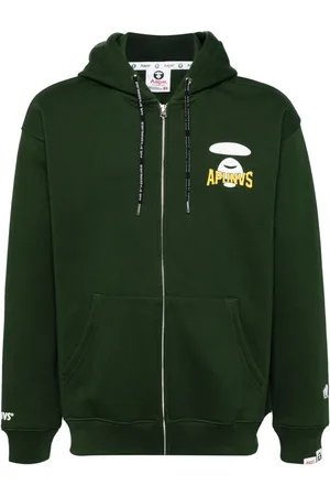 A Bathing Ape Jakke med hætte og logotryk