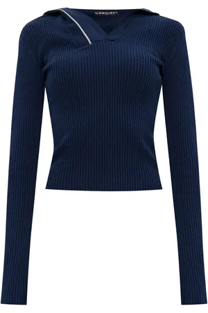 Y / PROJECT Ribstrikket top