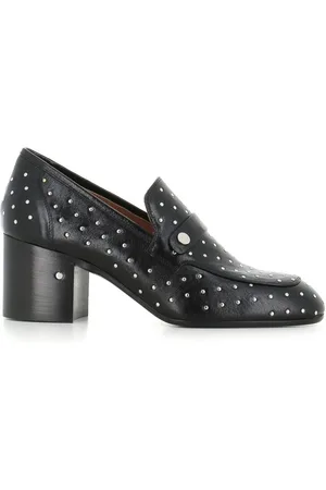 LAURENCE DACADE 70 mm loafers i læder med nitter