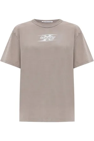 Alexander Wang T-shirt med blade-logo