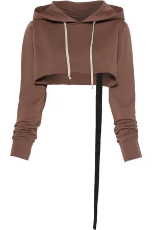 Rick Owens Cropped hættetrøje