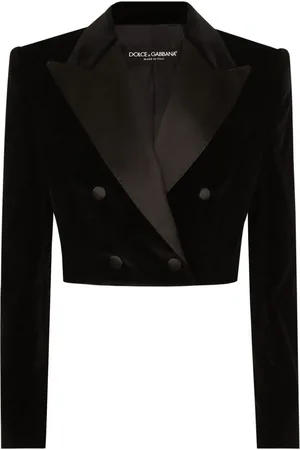 Dolce & Gabbana Cropped dobbeltradet blazer