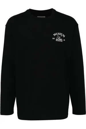 Musium Div. T-shirt med lange ærmer og logotryk
