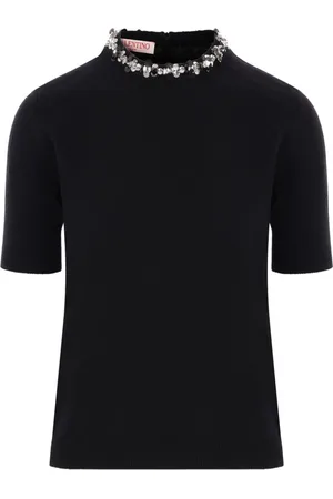 VALENTINO GARAVANI Sweater med ædelsten-udsmykning