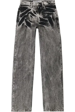 Alexander Wang Jeans med lige ben og broderet logo