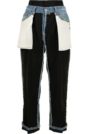 JUST IN XX Dekonstruerede jeans med lige ben