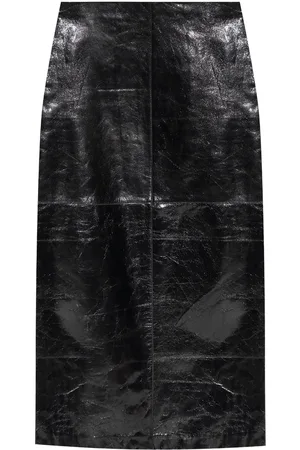 Sportmax Lædernederdel