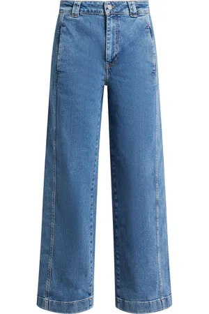Lacoste Strækbare denimjeans med brede ben