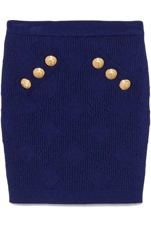 Balmain Kort strikket nederdel