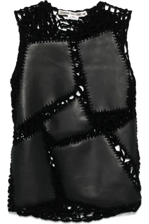 Comme des Garçons Top med patchwork