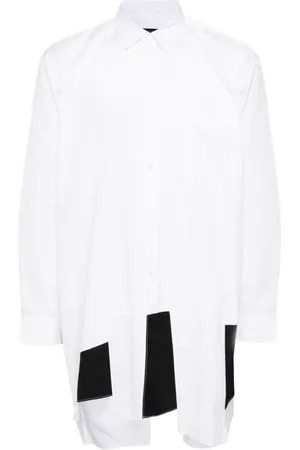 Comme des Garçons Asymmetrisk skjorte med lange ærmer