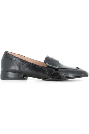 ROBERTO DEL CARLO Loafers i læder med spændedetalje