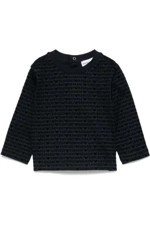 Emporio Armani T-shirt med jacquard-logo